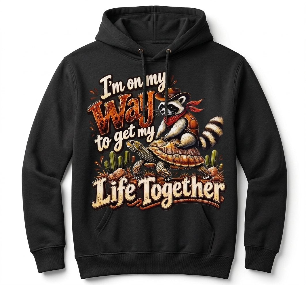 Getting My Life Together" Heavyweight Hoodie