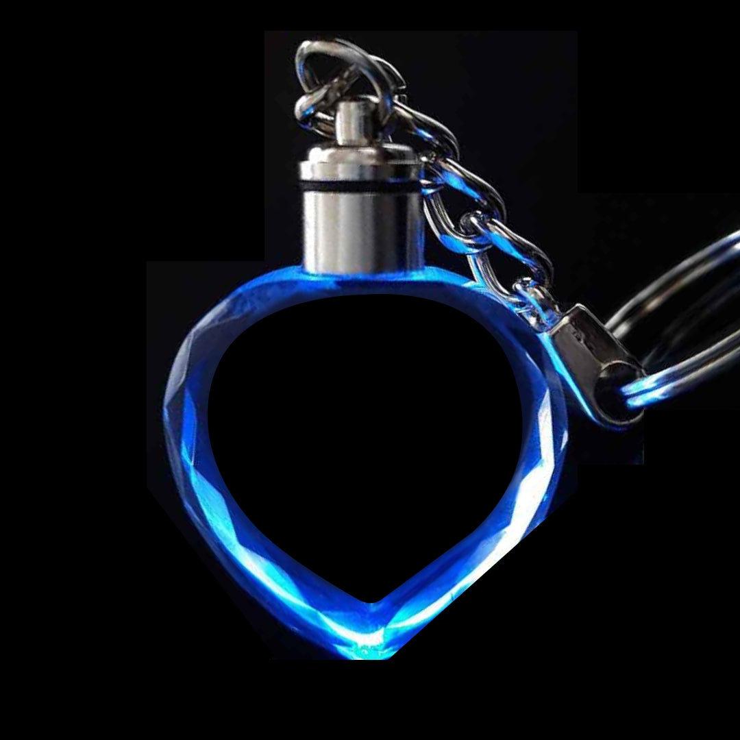 Custom  Colorful LED Light Key Chain