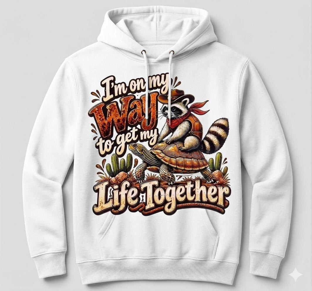 Getting My Life Together" Heavyweight Hoodie